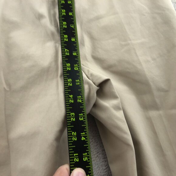 Eddie Bauer Womens Trouser Pants Size 6 Beige Cotton Straight-Leg Chino Casual - Picture 6 of 12